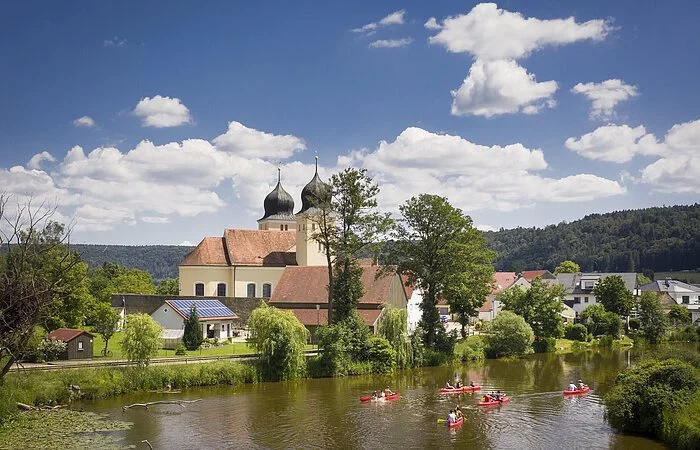 Bootwandern auf der Altmühl bei Kottingwörth